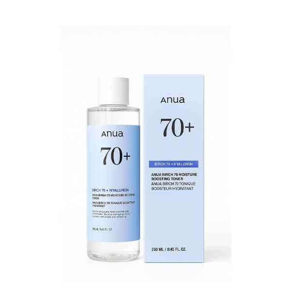 تونر تقویت کننده و مرطوب کننده شیره توس آنوا Anua مدل Birch 70 Moisture Boosting Toner حجم ۲۵۰ میلی لیتر