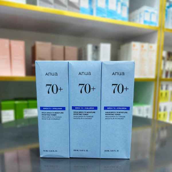 تونر تقویت کننده و مرطوب کننده شیره توس آنوا Anua مدل Birch 70 Moisture Boosting Toner حجم ۲۵۰ میلی لیتر