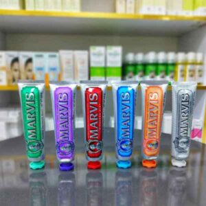 خمیر دندان مارویس از بین برنده جرم و زردی دندان