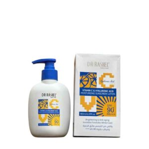 لوسیون ضد آفتاب ویتامین سی و هیالورونیک اسید دکتر راشل SPF90