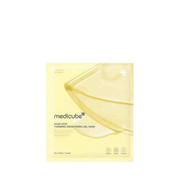ماسک ورقه ای کوجیک اسید و زرد چوبه مدی کیوب روشن کننده