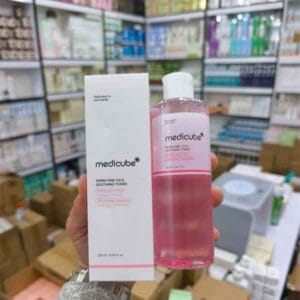 تونر صورتی PDRN سیکا مدی کیوب Medicube روشن کننده و تسکین دهنده