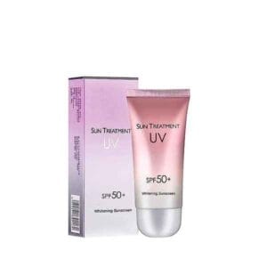 ضد آفتاب بی رنگ کراتین کوئین مدل UV spf50